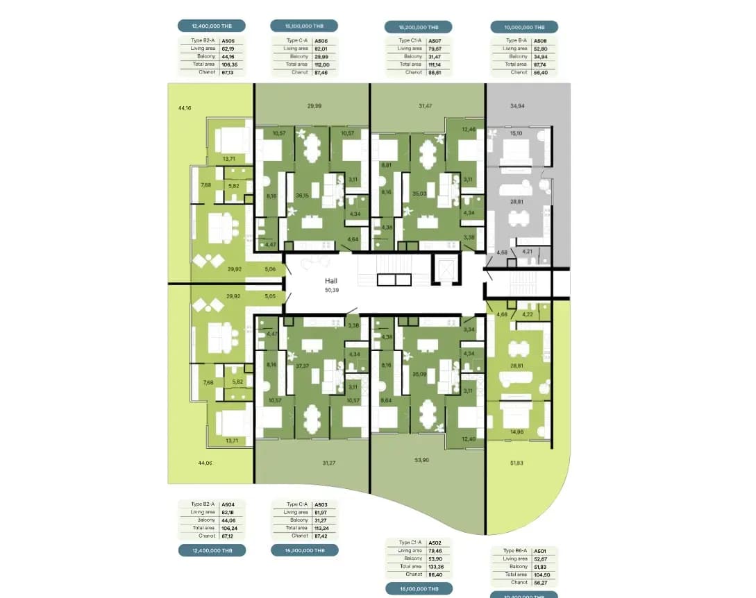 Bamboo Forest — Floor plans 5