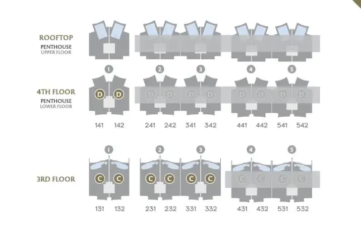 Banyan Tree Seaview Residence — Floor plans 3