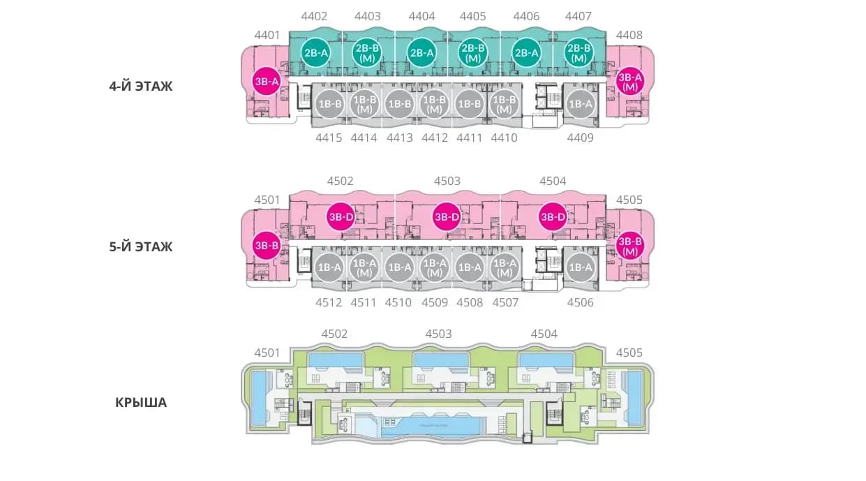 Bellaguna Lake Residences Lotus — Floor plans 3