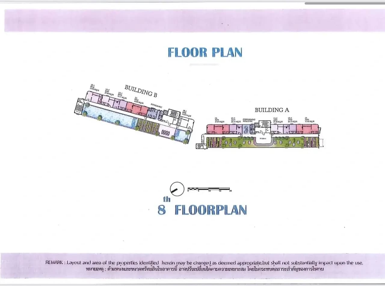 Fantasea Condo Kamala — Поэтажные планы 10
