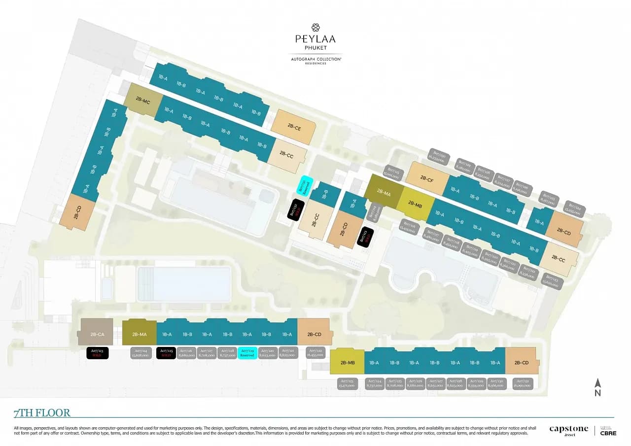 PEYLAA Phuket — Floor plans 8