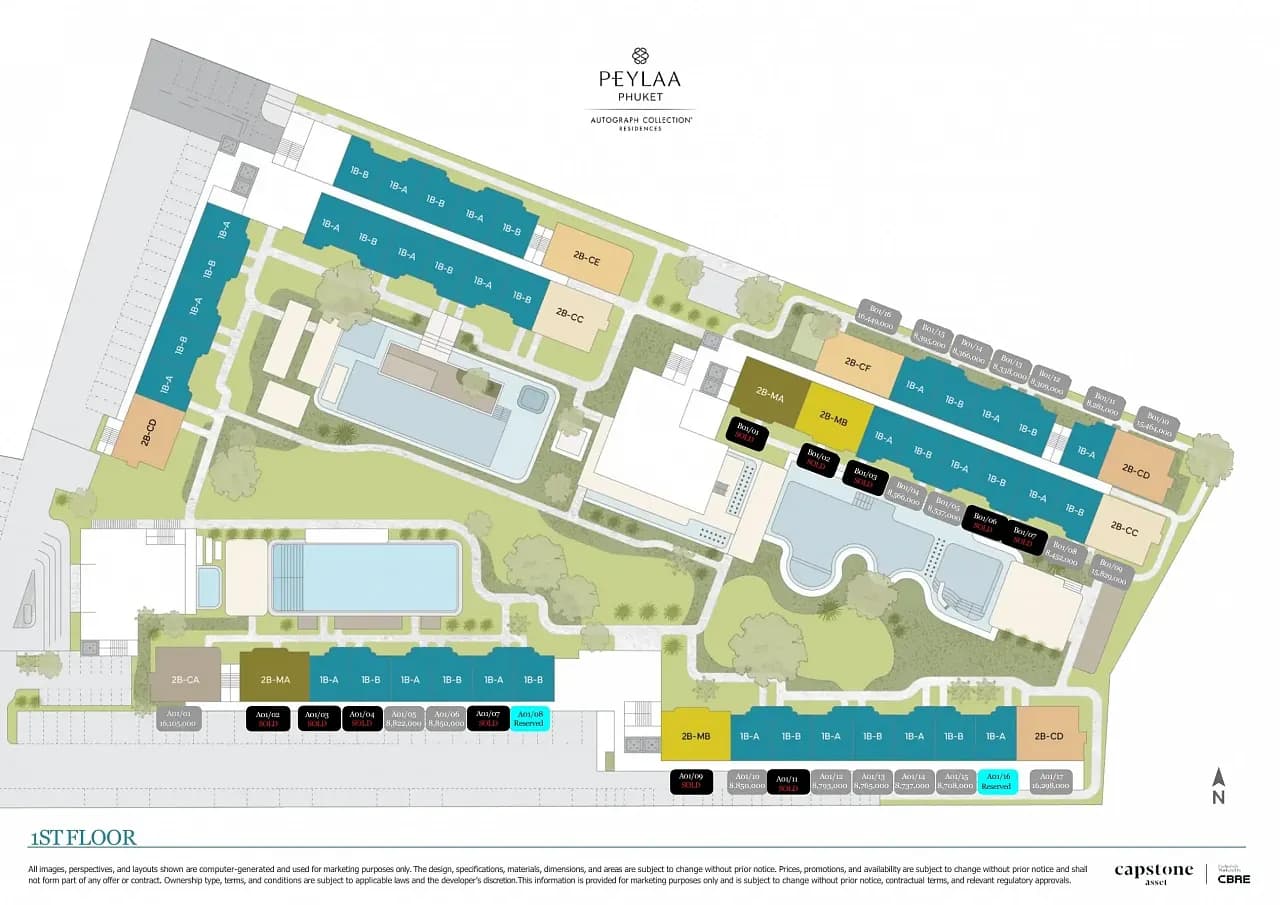 PEYLAA Phuket — Floor plans 10
