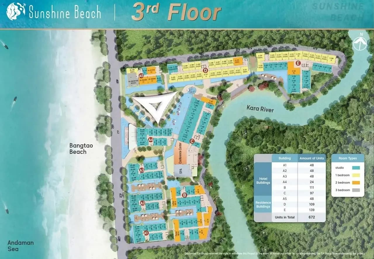 Sunshine Beach Resort — Floor plans 3