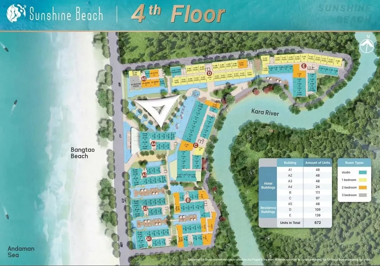 Sunshine Beach Resort — Floor plans 4