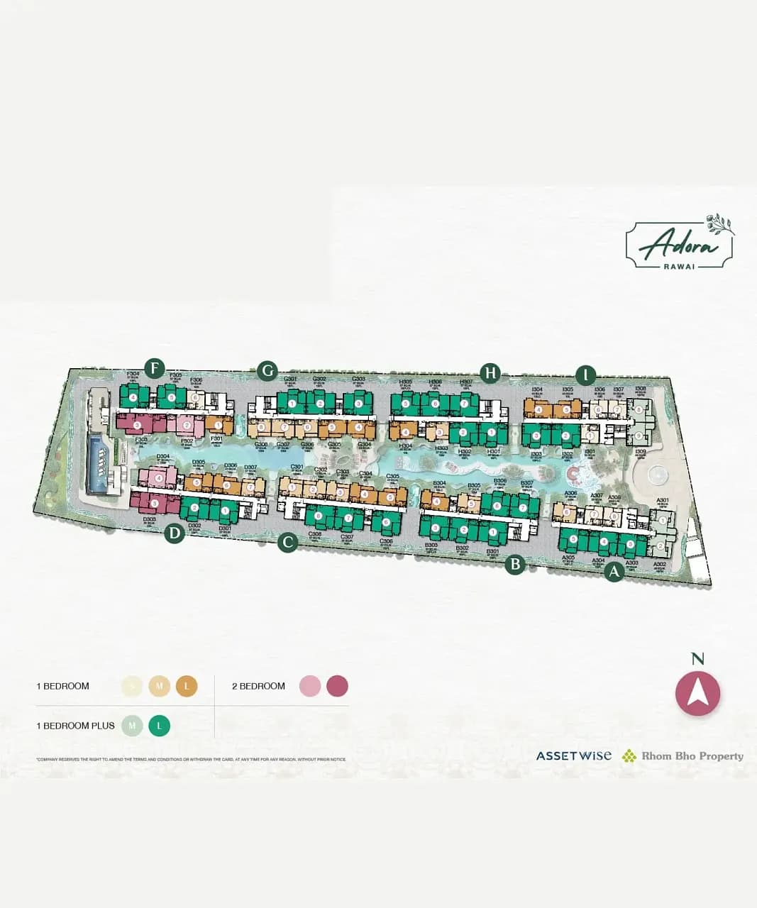 The Title Adora Rawai — Floor plans 3