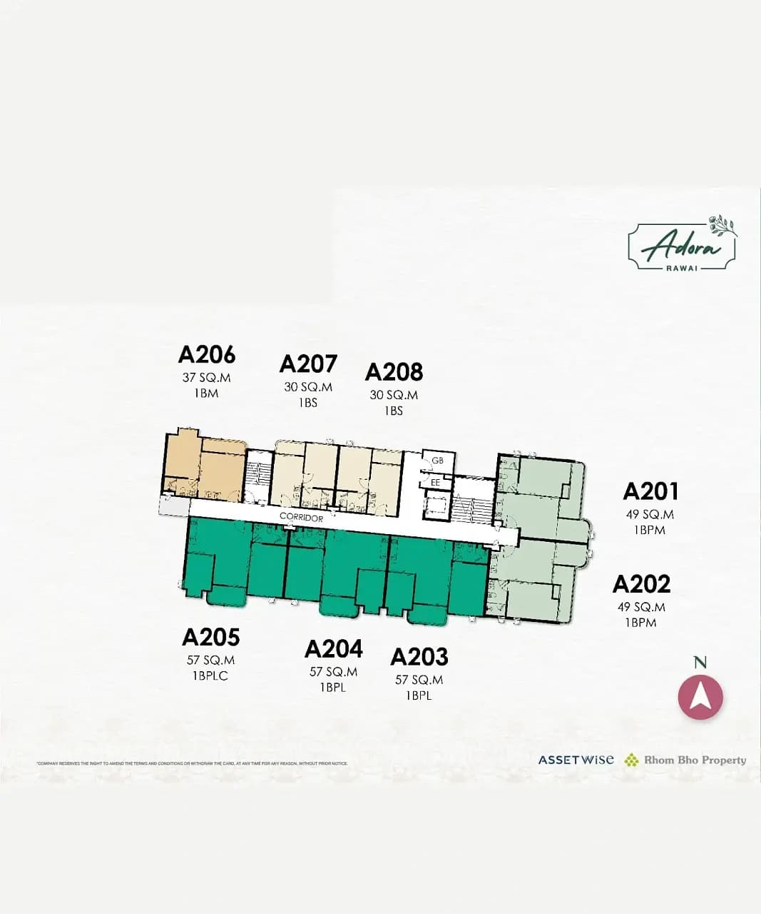 The Title Adora Rawai — Floor plans 7