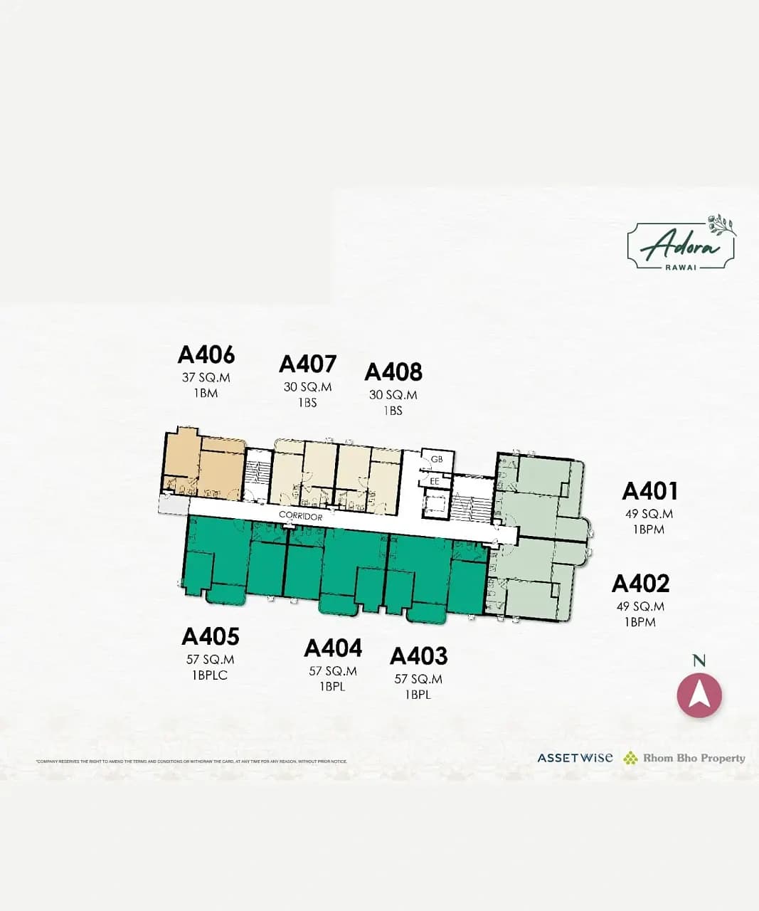The Title Adora Rawai — Floor plans 9