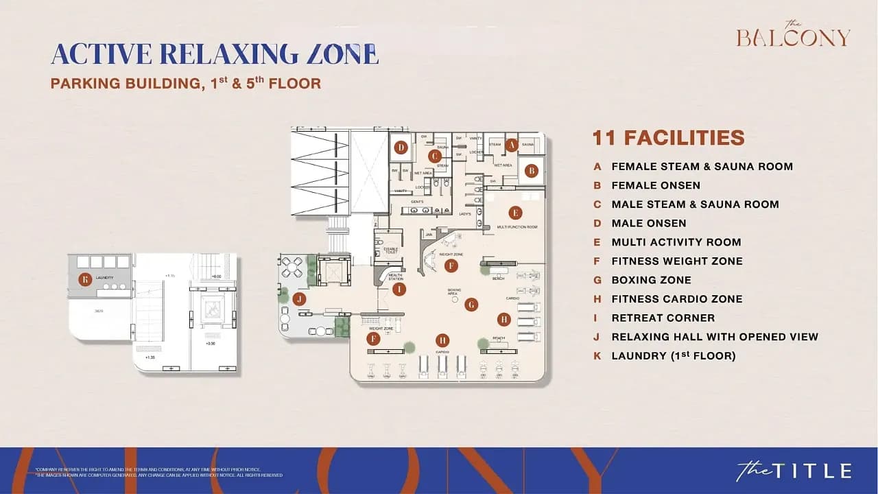 The Title Balcony — Floor plans 5