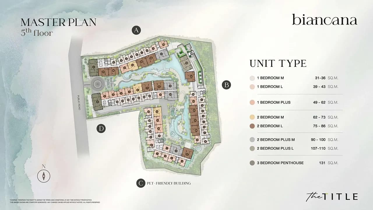 The Title Biancana — Floor plans 4