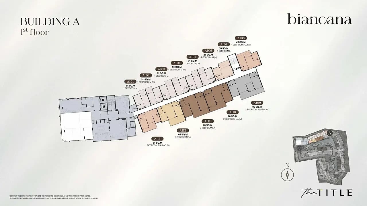 The Title Biancana — Floor plans 6