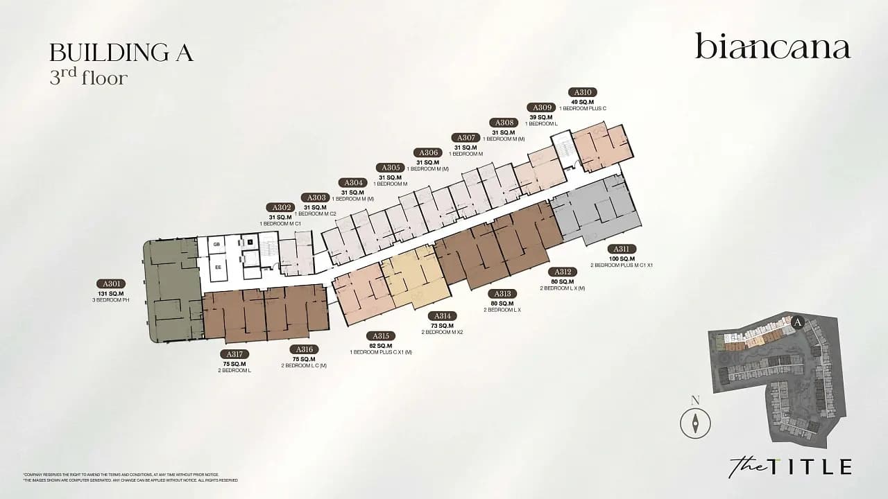 The Title Biancana — Floor plans 8