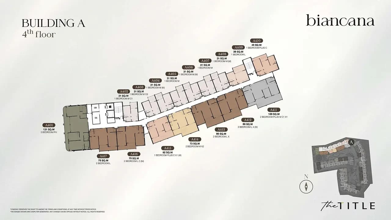 The Title Biancana — Floor plans 9