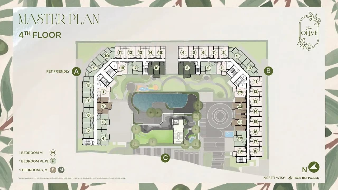 The Title Olive — Floor plans 4