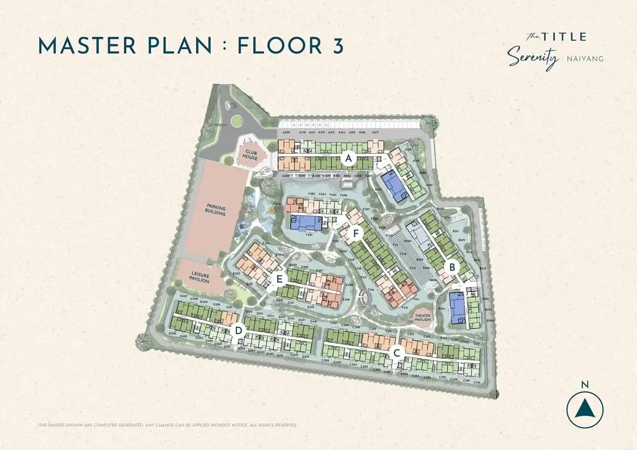 The Title Serenity — Floor plans 5