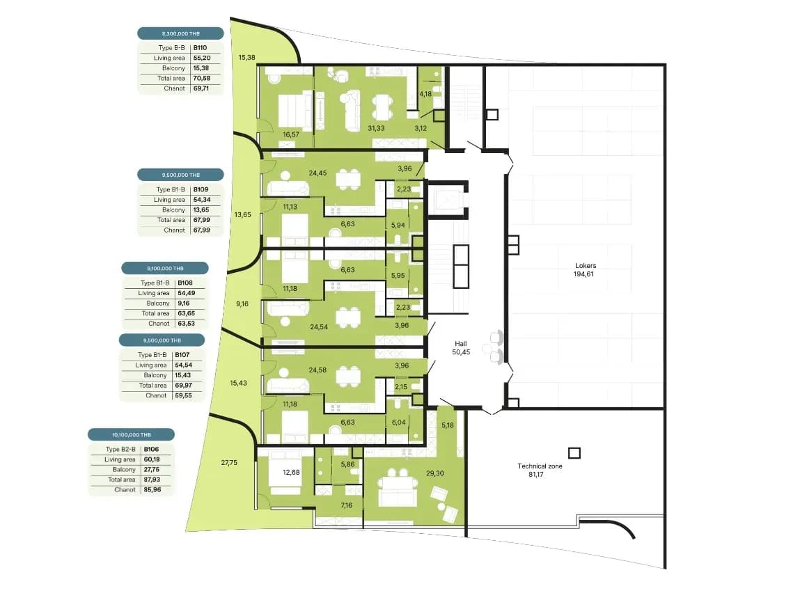 Bamboo Forest — Floor plans 7