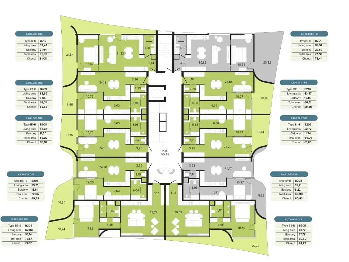 Bamboo Forest — Floor plans 8