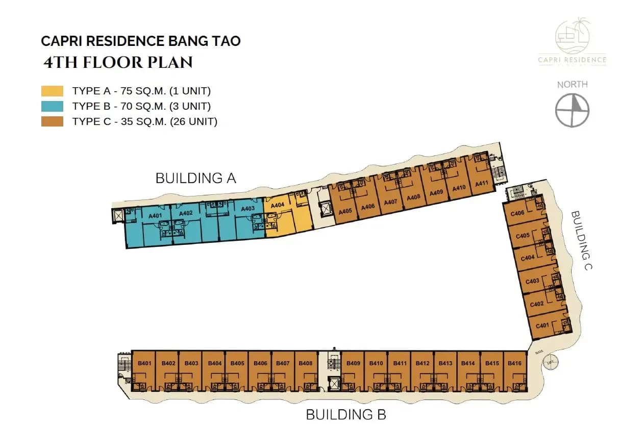 Capri Residence Bangtao — Floor plans 4