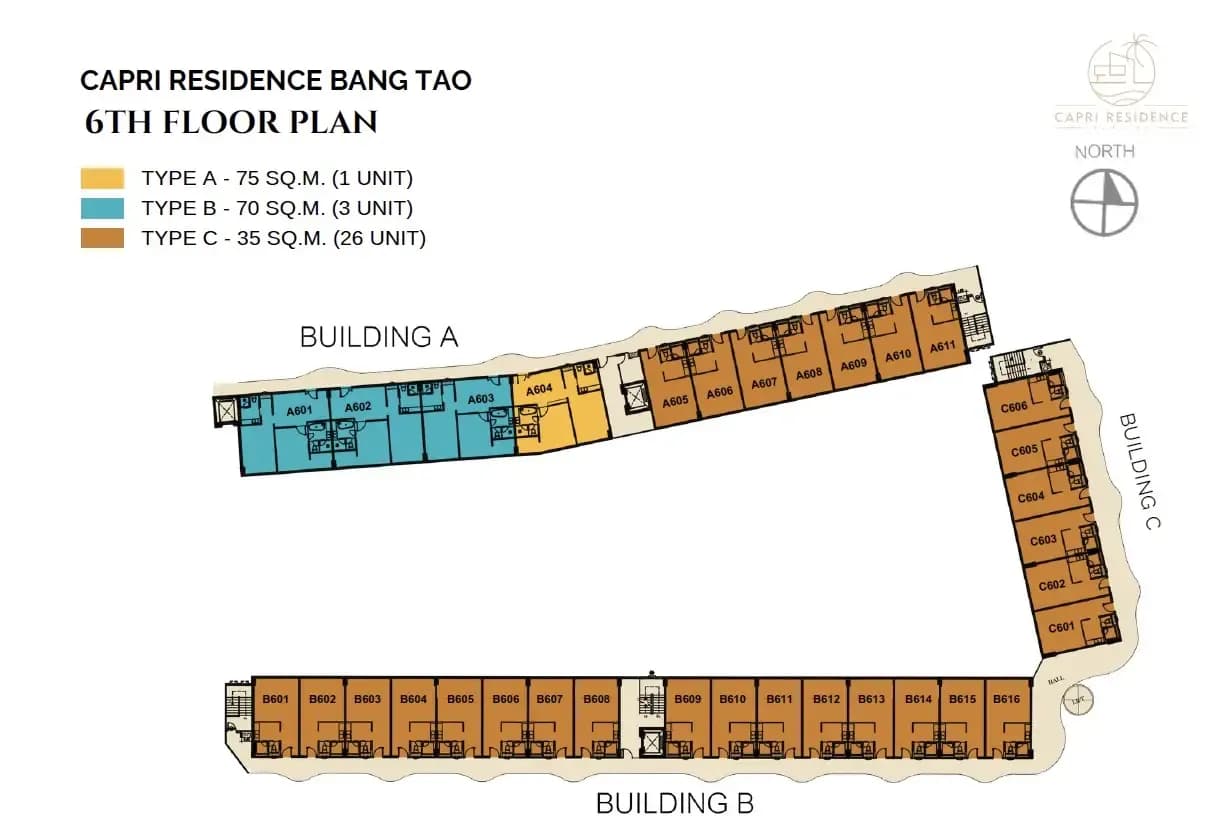 Capri Residence Bangtao — Floor plans 6