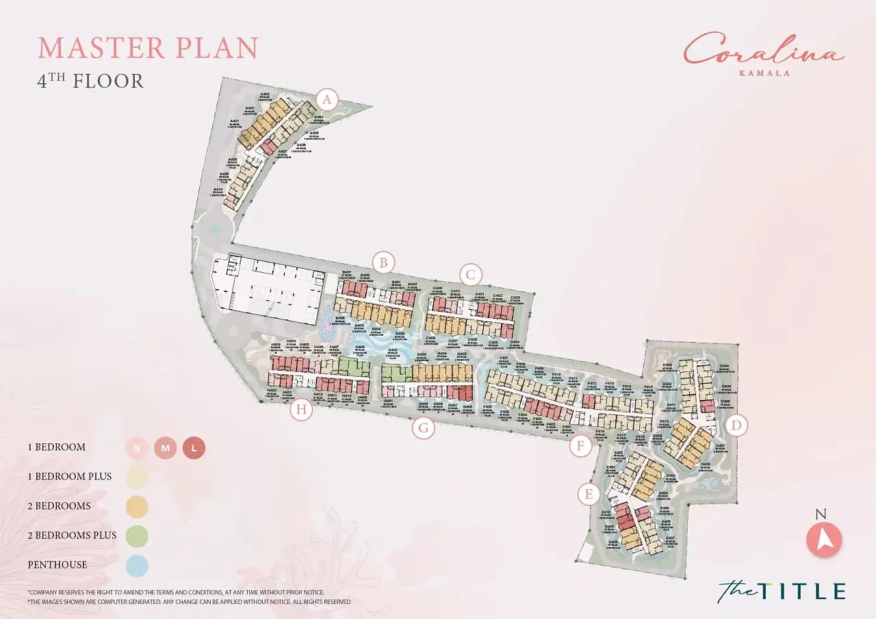 The Title Coralina — Floor plans 4