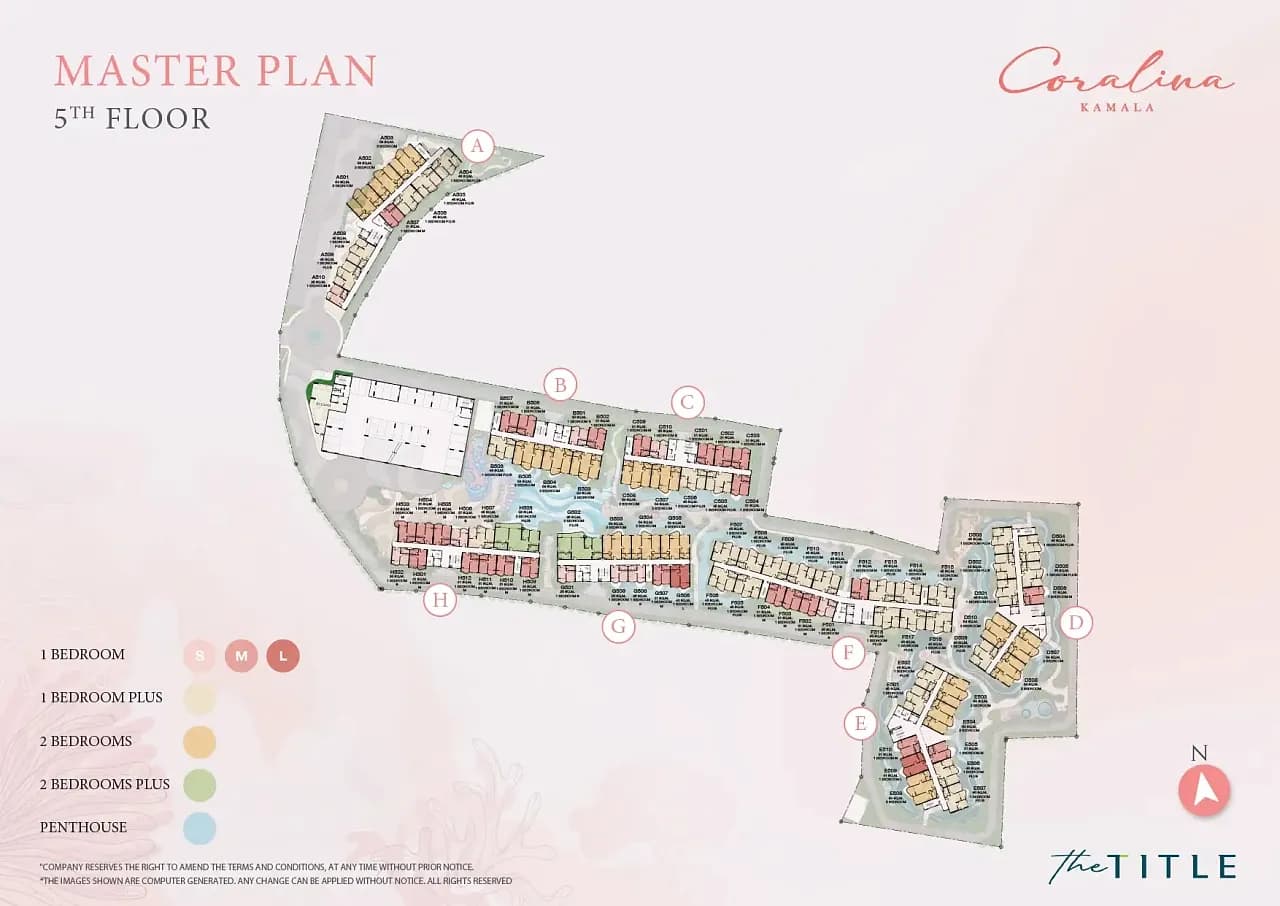 The Title Coralina — Floor plans 5