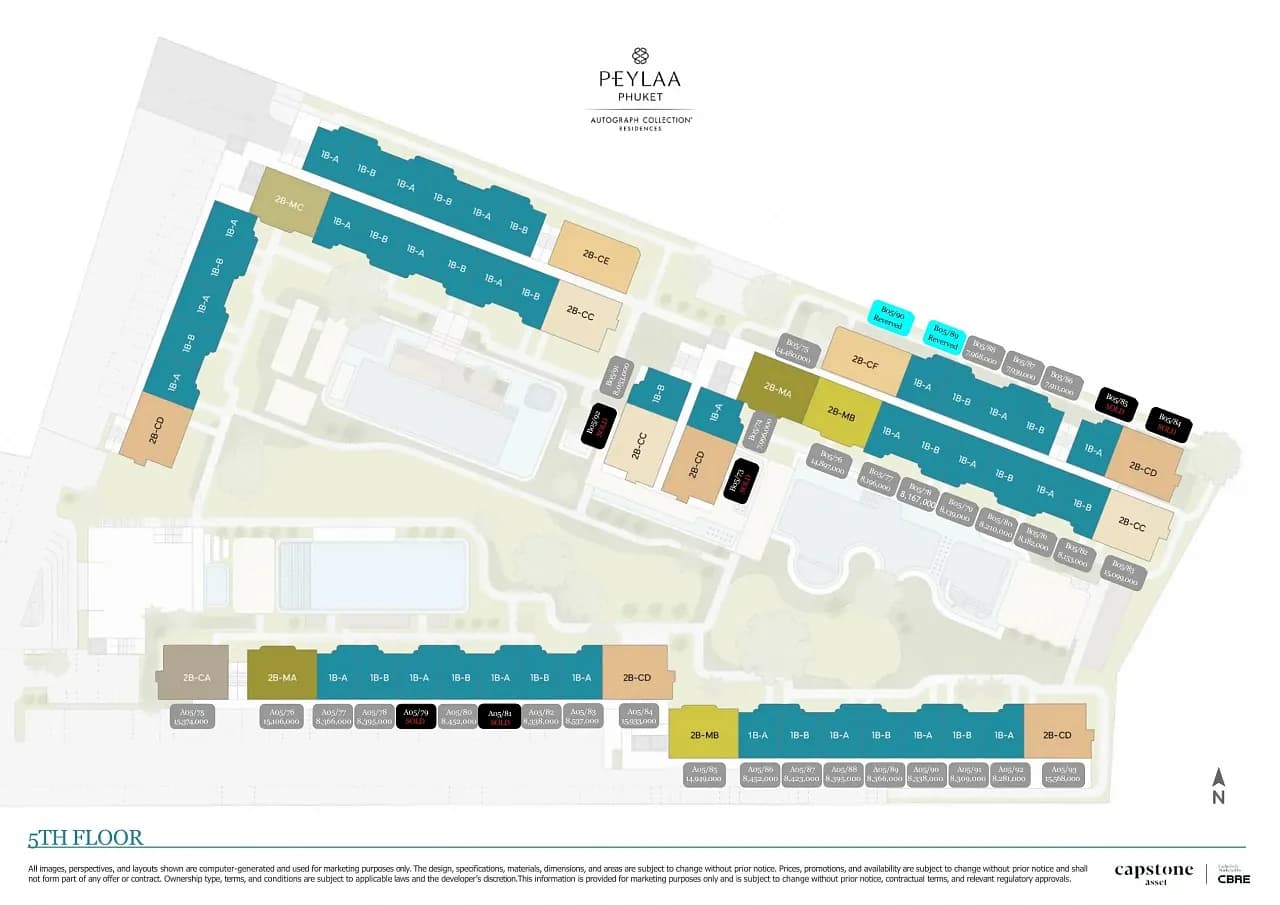 PEYLAA Phuket — Floor plans 6