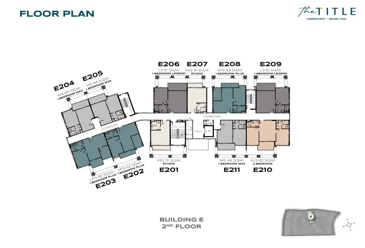 The Title Legendary Bang-Tao — Floor plans 3