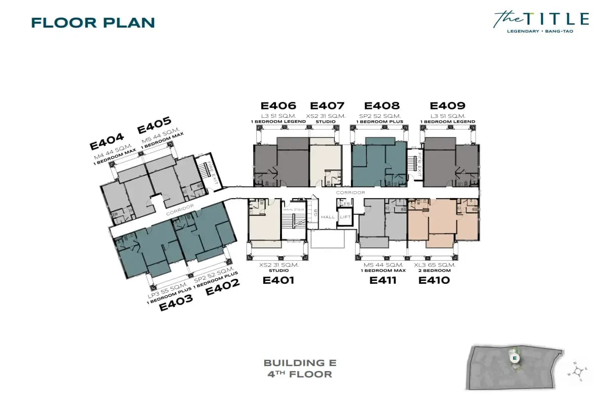 The Title Legendary Bang-Tao — Floor plans 5