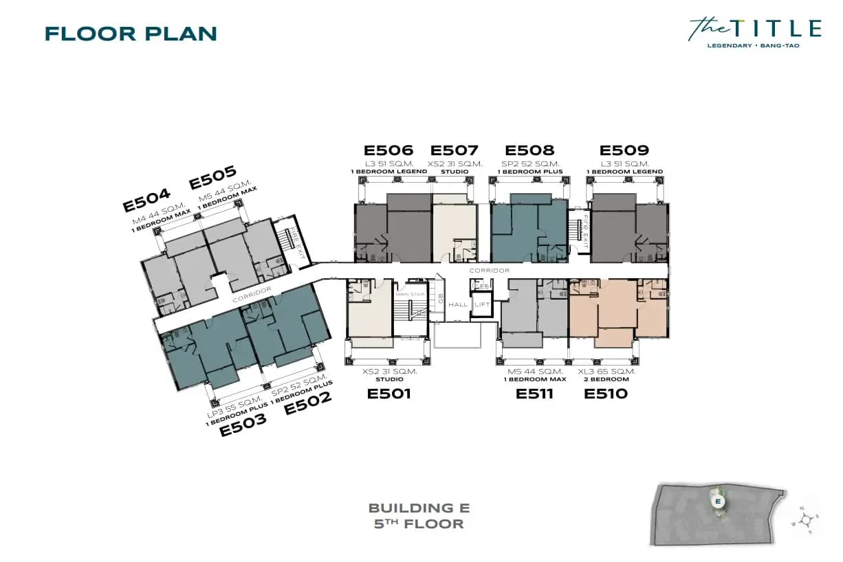 The Title Legendary Bang-Tao — Floor plans 6