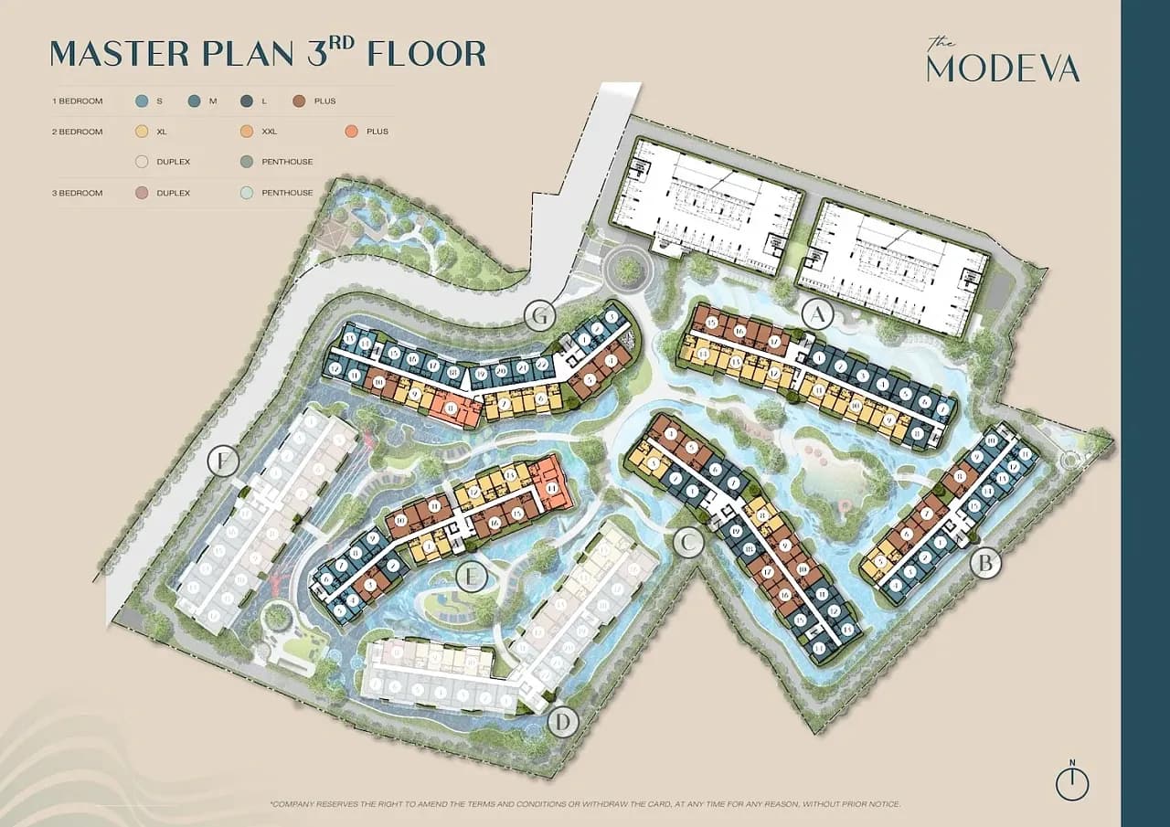 The Title Modeva — Floor plans 3