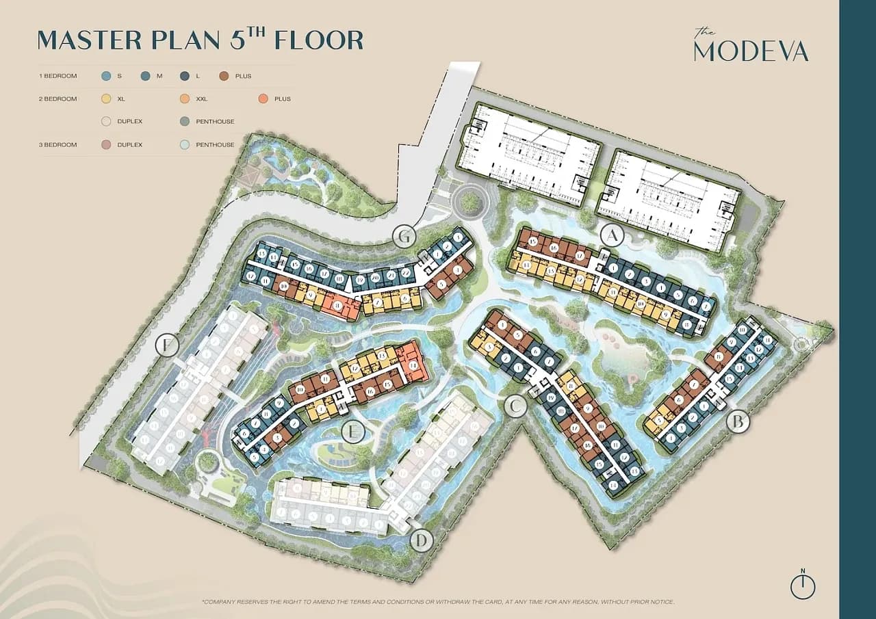 The Title Modeva — Floor plans 5