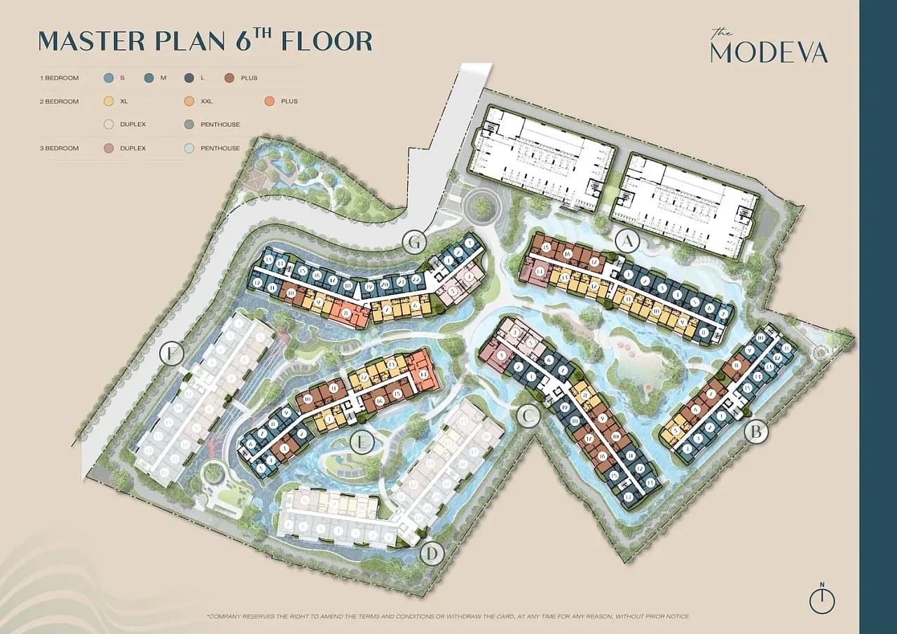 The Title Modeva — Floor plans 6